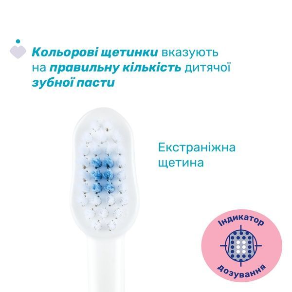 Зубна щітка Chicco на присосці, 3-6 років 12083.00 фото