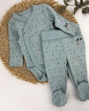 Комплект боді повзунки з манжетами Disney Baby бавовна 56см (1421-56) 1421-56 фото