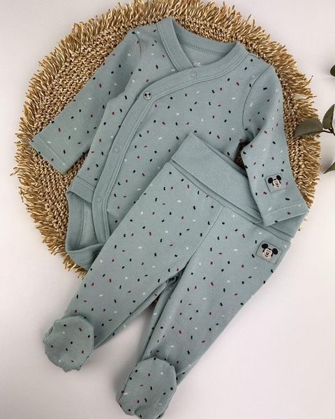 Комплект боді повзунки з манжетами Disney Baby бавовна 56см (1421-56) 1421-56 фото