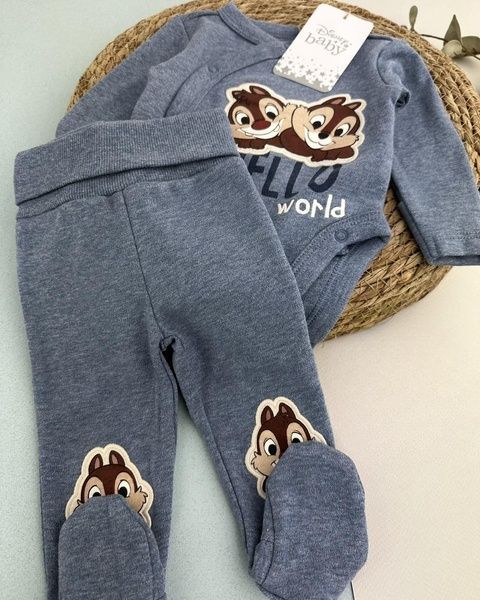 Комплект боді повзунки з манжетами Disney Baby бавовна 56см (1424-56) 1424-56 фото