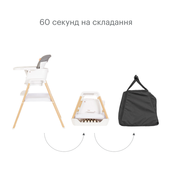 Стульчик для кормления 7 в 1 Tutti Bambini Nova 611010/3511 фото