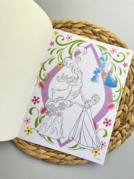 Цветные раскраски с героями Disney Frozen RZ110 фото