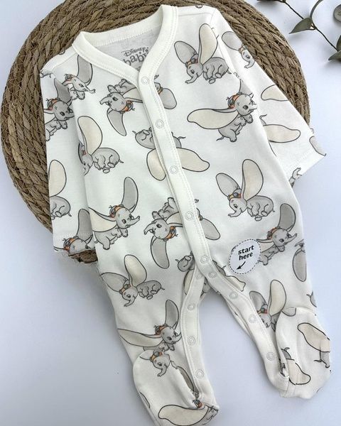 Комплект человечек боди распашонка ползунки шапочка нагрудник Disney Baby хлопок 56см (1428-56) 1428-56 фото