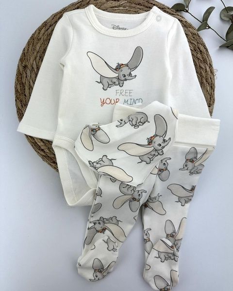 Комплект человечек боди распашонка ползунки шапочка нагрудник Disney Baby хлопок 56см (1428-56) 1428-56 фото