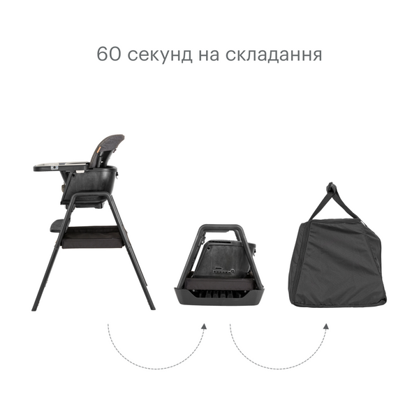 Стільчик для годування 7 в 1 Tutti Bambini Nova 611010/9999 фото