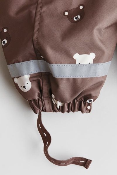 Тёплый комбинезон H&M с отстёгивающимся капюшоном 74см (5872-74) 5872-74 фото