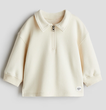 Бавовняна кофта поло на флісі від H&M 98см (5168-98) 5168-98 фото