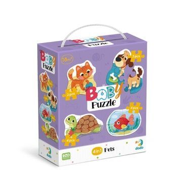 Детский пазл 4 в 1 "Baby puzzle. Домашние животные" 300688 набор 4 в 1 4985-56 фото