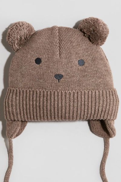 В'язана шапка H&M 62/68см (2-6M) (5939-68) 5939-68 фото