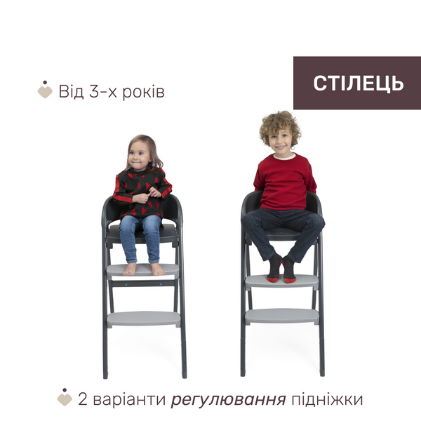Стільчик для годування 3 в 1 Chicco Crescendo Up 87046.07 фото