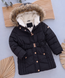 Тепла подовжена куртка-пальто з меховою підкладкою від Cool Club 92см (1552-92) 1552-92 фото 1