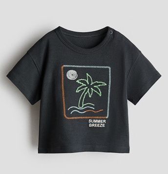 Бавовняна футболка від H&M 68см (5274-68) 5274-68 фото
