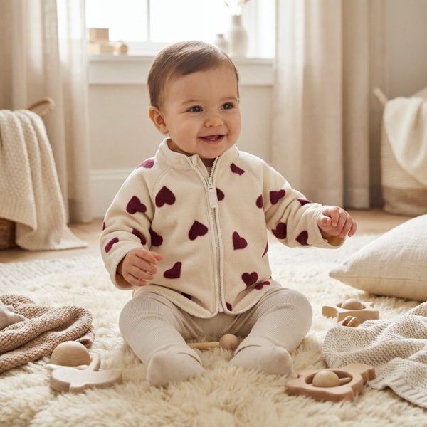 Тепла кофта на флісі від H&M 68см (4893-68) 4893-68 фото