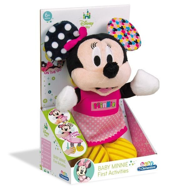 М'яка іграшка на коляску Clementoni "Baby Minnie", серія "Disney Baby" 17164 фото