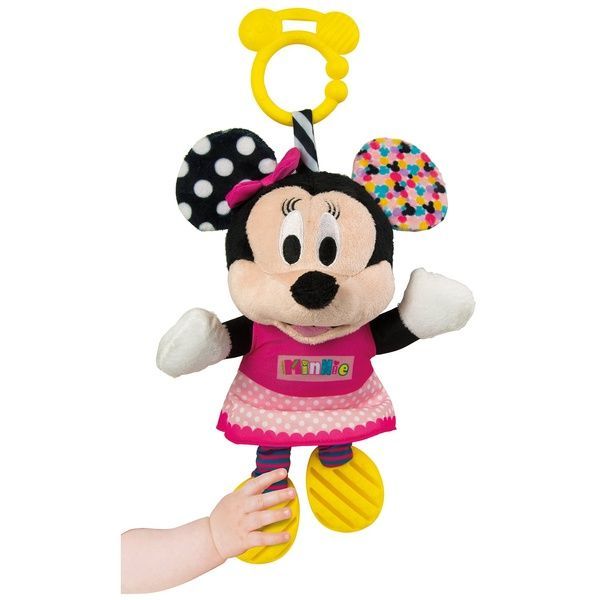 М'яка іграшка на коляску Clementoni "Baby Minnie", серія "Disney Baby" 17164 фото
