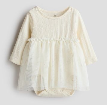 Сукня-боді з фатиновою спідницею від H&M 56см (4612-56) 4612-56 фото