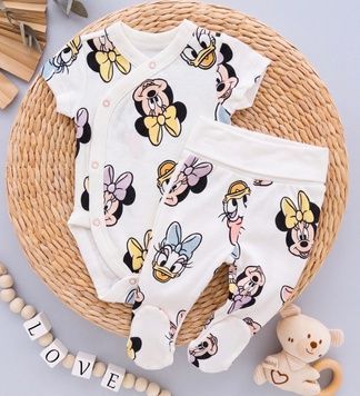 Комплект боді та штани з органічної бавовни від Disney Baby 56см (2374-56) 2374-56 фото