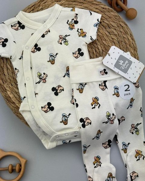Комплект боді та штани з органічної бавовни від Disney Baby 56см (2376-56) 2376-56 фото