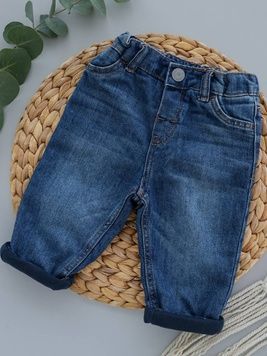 Теплые джинсы на подкладке H&M 56см (3805-56) 3805-56 фото