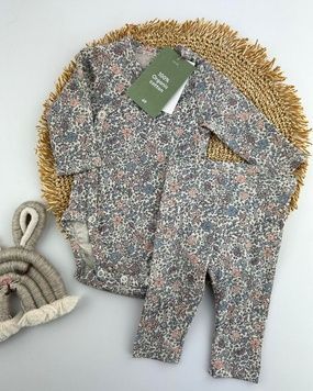 Комплект боді та штани з еластичною талією H&M органічна бавовна 56см (1400-56) 1400-56 фото