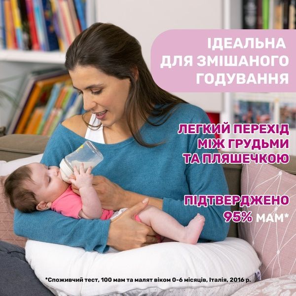 Пляшечка пластик Chicco Natural Feeling NEW, 150 мл, 0м+ 81311.10 фото