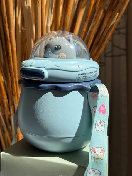 Термос &laquo;Котики&raquo; від бренду Super Mama 500 мл блакитний 5309-56 фото
