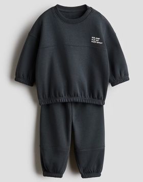 Теплый хлопковый костюм на флисе H&M 68см (4965-68) 4965-68 фото