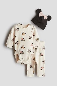 Комплект боди брюки шапочка H&M 56см (3040-56) 3040-56 фото