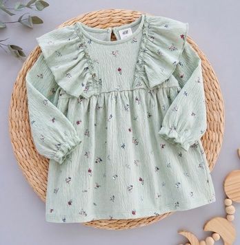 Хлопковое крэш-платье H&M 86см (5620-86) 5620-86 фото